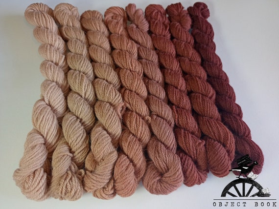Terra Cotta Set of Appletons Wool Hanks Range No. 120 121 128 Crewel 2ply or Tapestry 4ply Yarn Etsy Canada