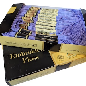 Nos. 676 - 824 CXC thread Box of 24pcs skeins - Pick from 447 colours cross stitch & embroidery floss bulk wholesale