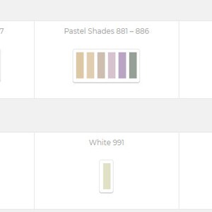 Appleton Shade Color Chart Buy Appletons Shade Card Sample Set for Crewel and Tapestry Wool Colour ...
