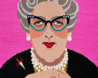 Appletons Agatha Christie Tapestry Kit Designed by Emily Peacock