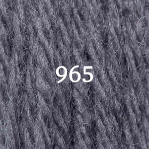 Iron Grey Set of Appletons Wool Skeins Range No. 960 961 968 Crewel 2ply or Tapestry 4ply yarn 965