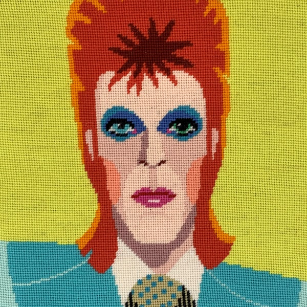 Appletons David Bowie Tapestry Kit Designed by Emily Peacock