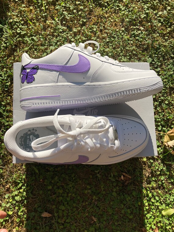 custom purple af1