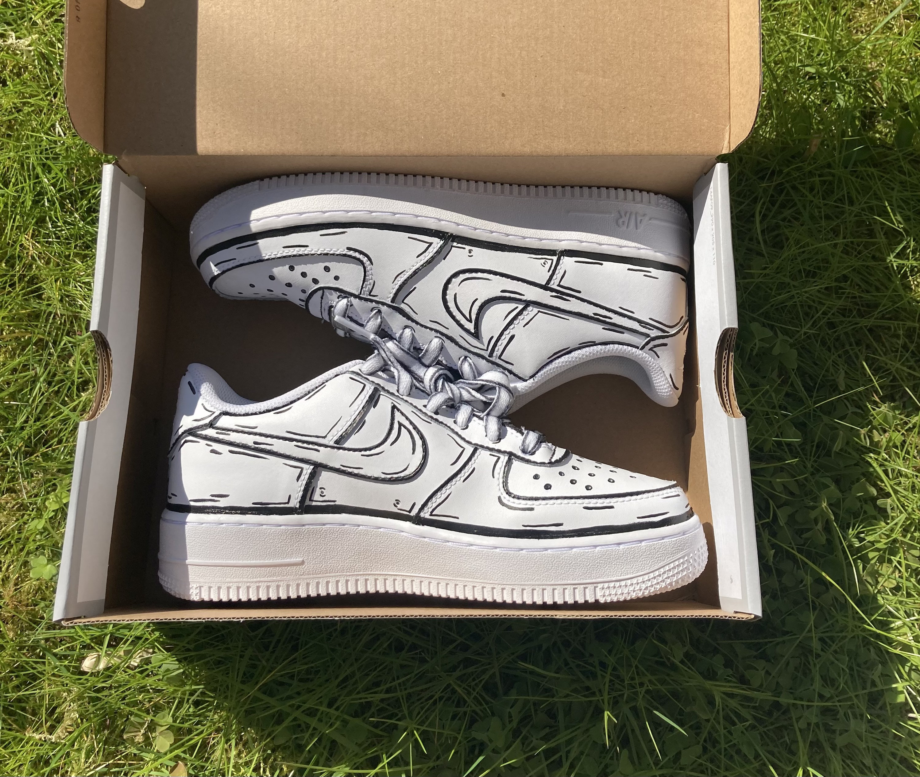 cartooned air force 1