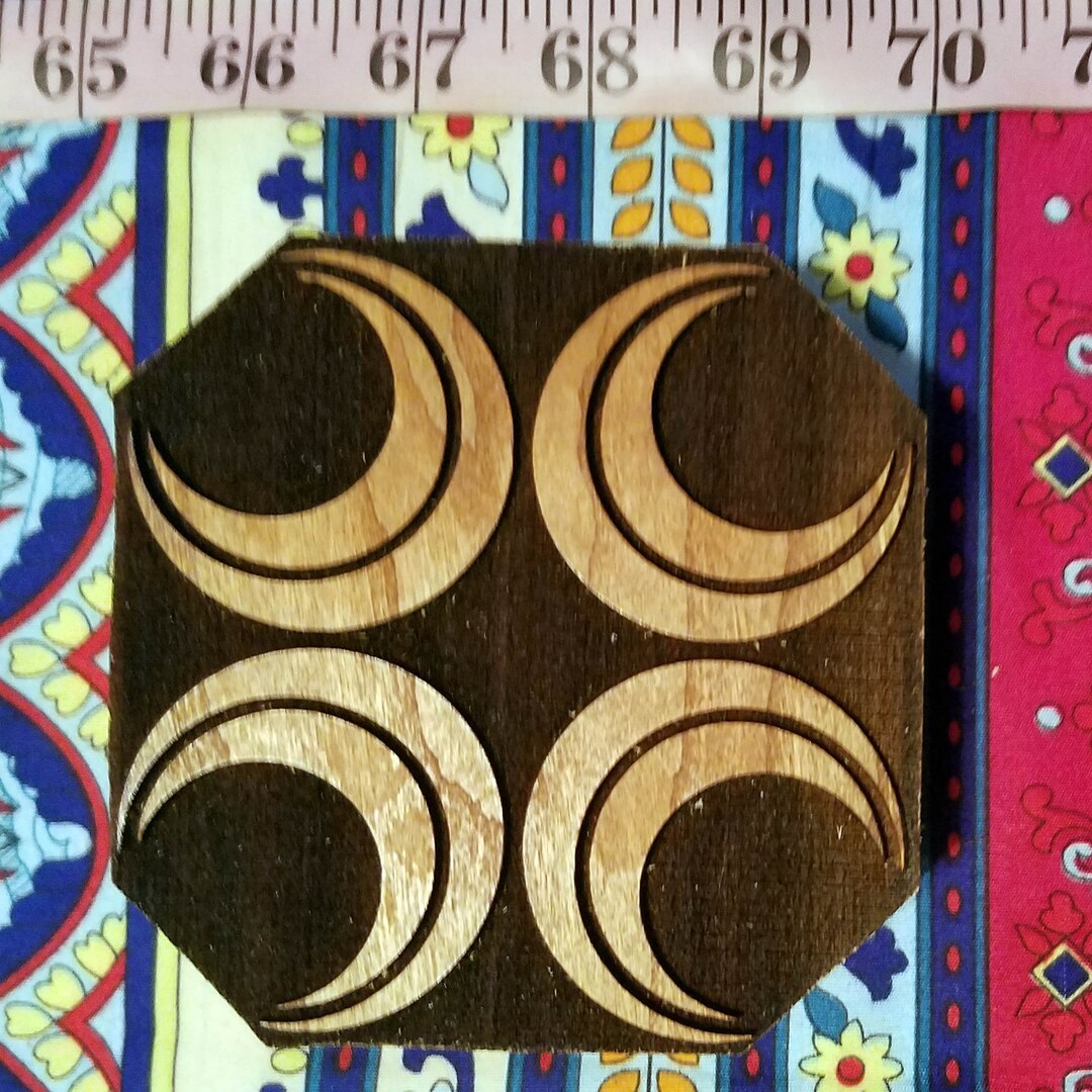 Caid Populace Badge Without Border Woodcut for Wood Block Etsy