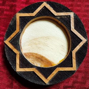 Eight Pointed Star (Rub el Hizb) Woodcut for Wood Block Printing or Leather Embossing SCA