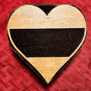 6th Century Coptic Strike Heart Woodcut Stamp for Wood Block Printing or Leather Embossing SCA