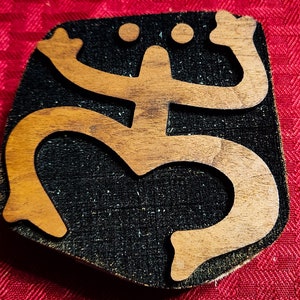 Coqui Puerto Rican Frog Woodcut Stamp for Wood Block Printing or Leather Embossing SCA