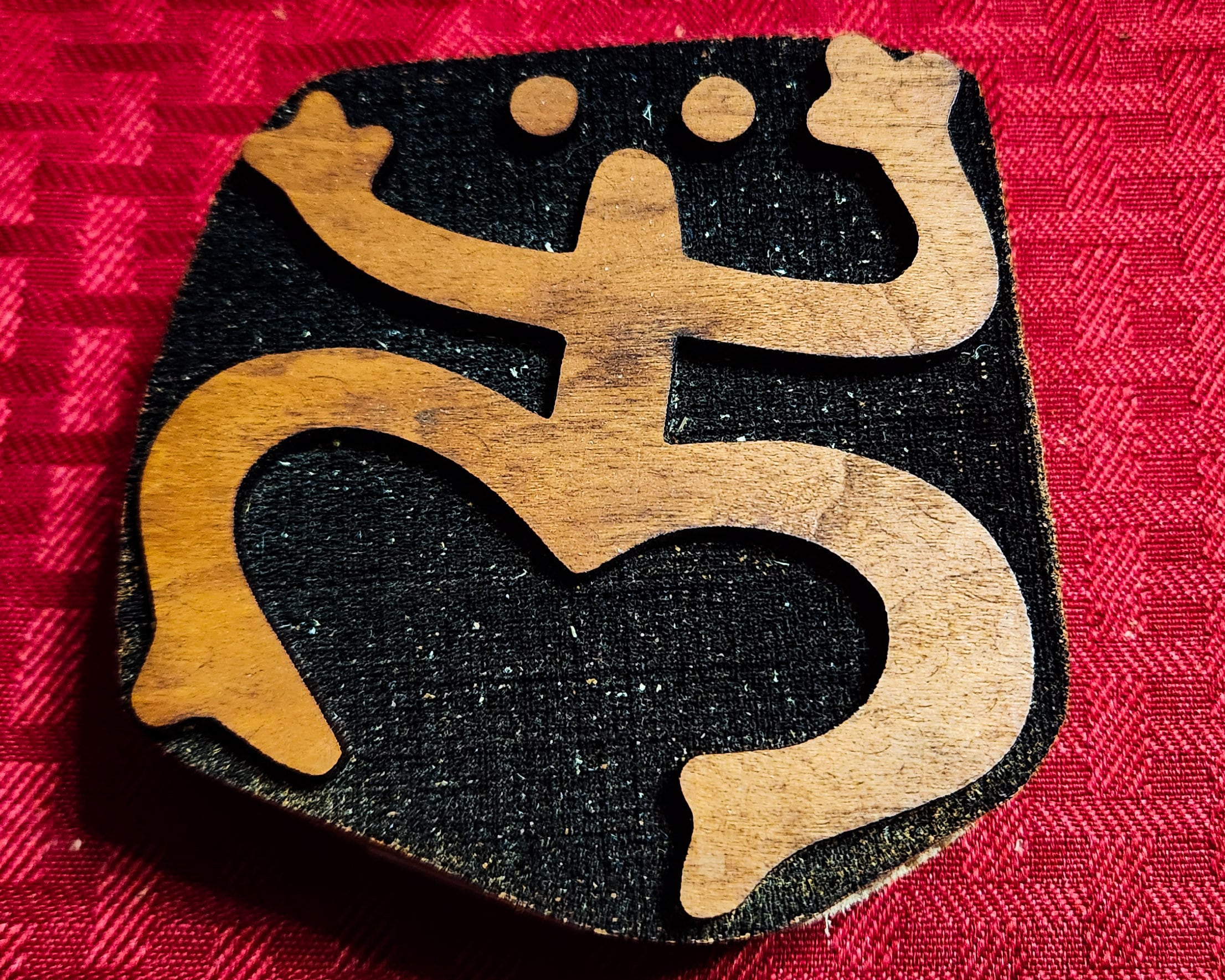 Coqui Puerto Rican Frog Woodcut Stamp for Wood Block Printing or Leather Embossing SCA