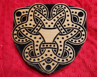 10th Century Rus Nerl River Design Woodcut Stamp for Wood Block Printing or Leather Embossing SCA