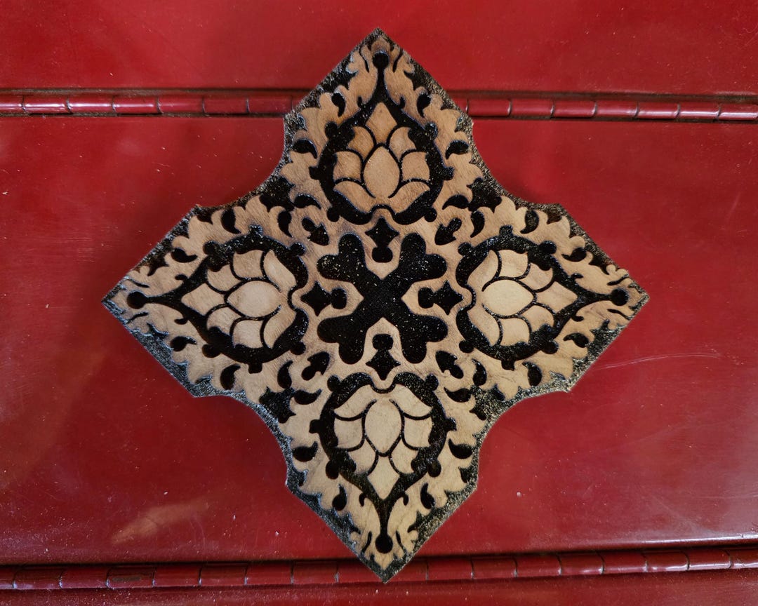 16th Century Style Spacer Woodcut for Wood Block Printing or Leather ...