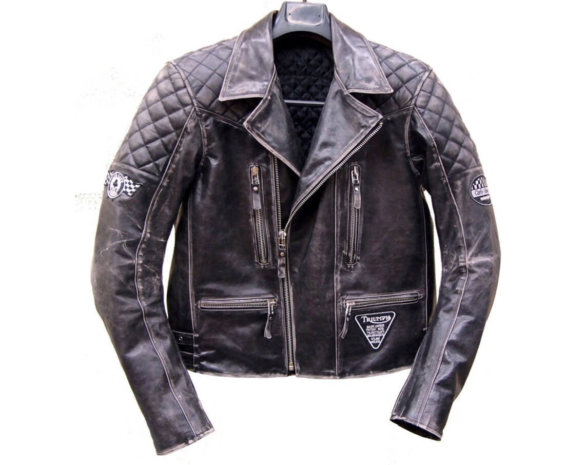 Biker jacket Etsy
