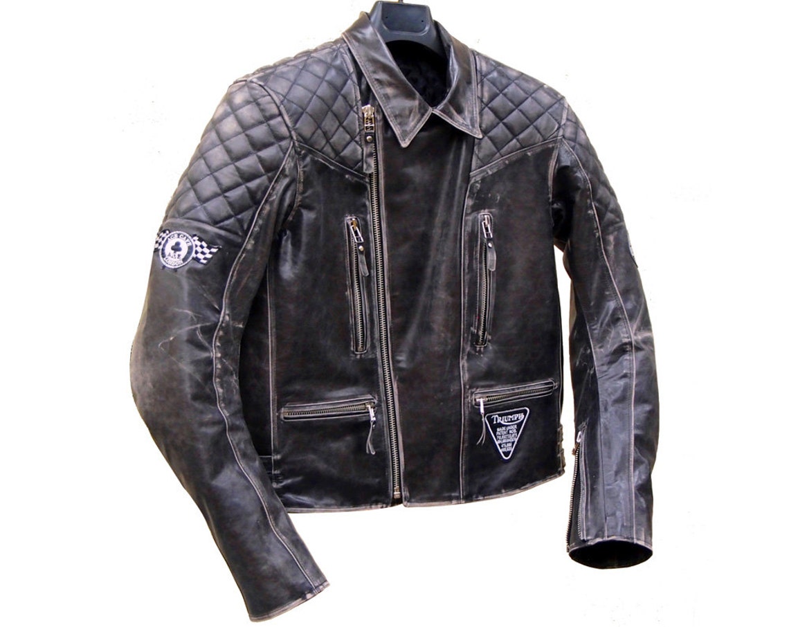 Biker jacket Etsy