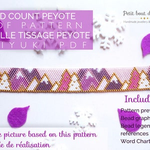 Peyote bead Bracelet Pattern/christmas beading/Beading grid/odd count peyote bracelet/ Miyuki delica beads/miyuki pattern/christmas pattern