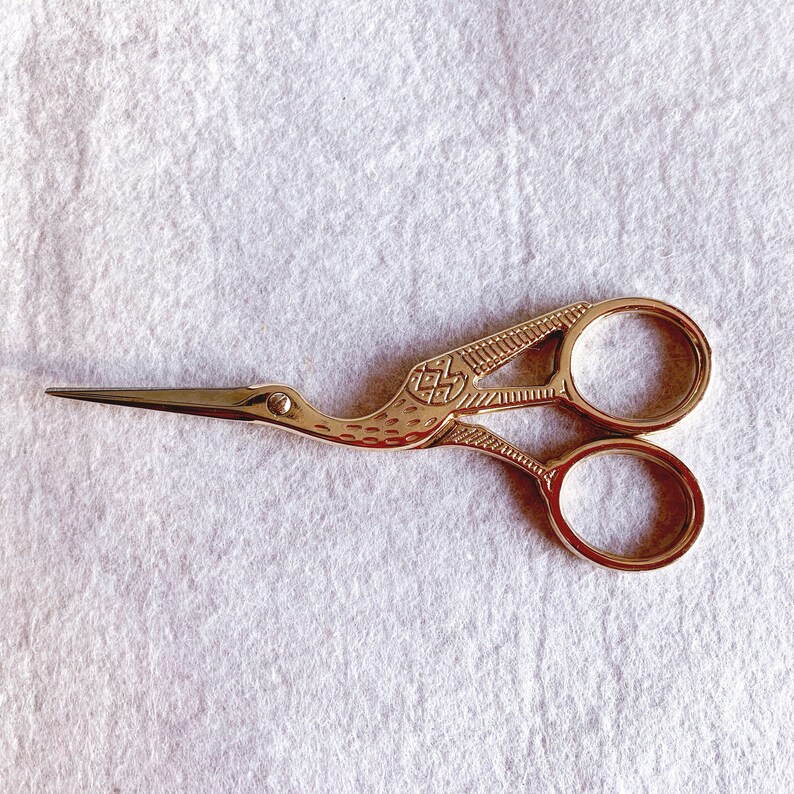 Bird scissors / Beading small scissors / Miyuki Beading Tools / brick stitch material / peyote material / mini scissors / beading supplies image 1