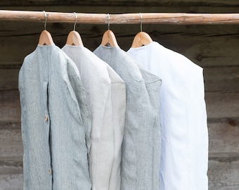 Organic Linen Garment Bag: Wedding & Bridesmaid Dress Storage