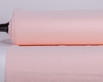 Pastel Pink 100% Pure Linen Fabric - Medium Weight, Pre-Washed.