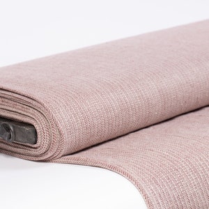 Tissu en lin rouge et gris, chevrons, pur 100 % lin lavé épais 290 g/m², pour vestes, jupes, couvertures, rideaux, couvertures image 4