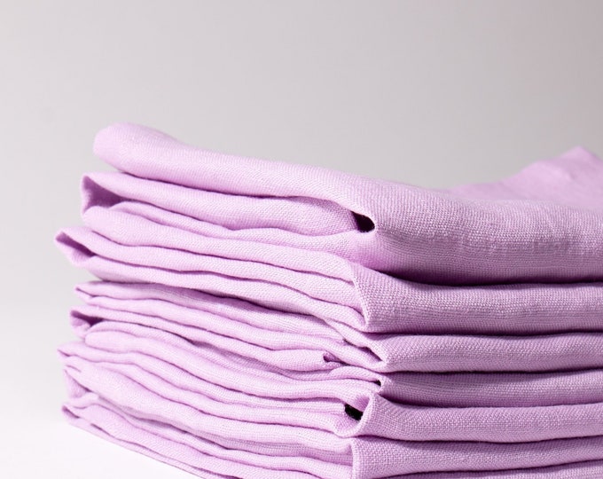 Pure Linen Napkins for Weddings, Birthdays, and Daily Use