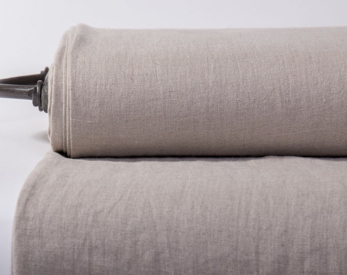 Raw Linen Fabric - 100% Linen, Medium Weight, OEKO-TEX® Certified. Buy Raw Linen Fabric Online | Perfect for Sewing, Crafting & Home Decor