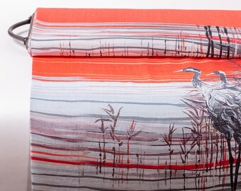 Pure Linen Fabric with Sunset Calm Design. Dressmaking fabric. Fast Shipping Worldwide. French Linen Fabrics for Fashion, Home Decor
