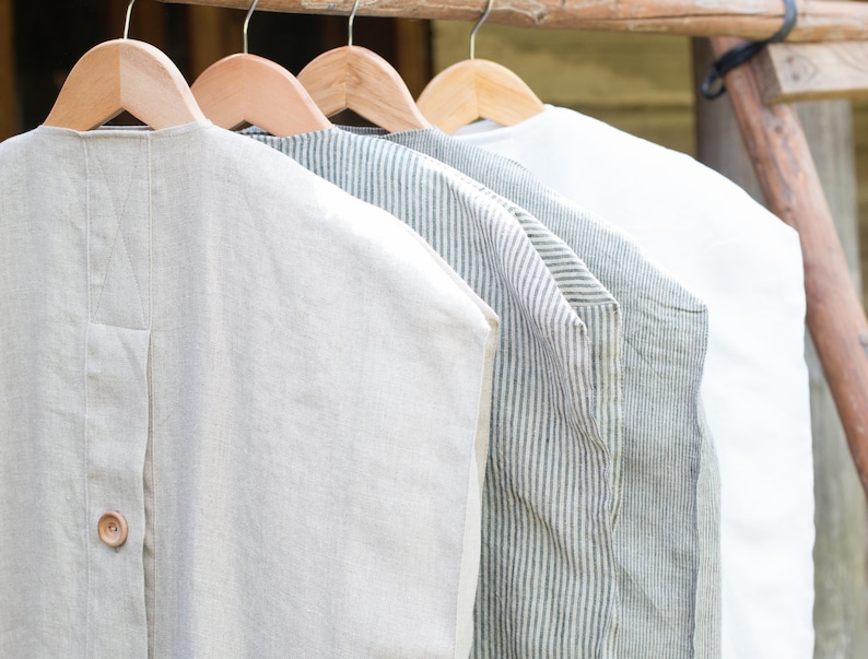 Linenbuy Linen Garment Bag Travel and Storage Bag Organic Etsy