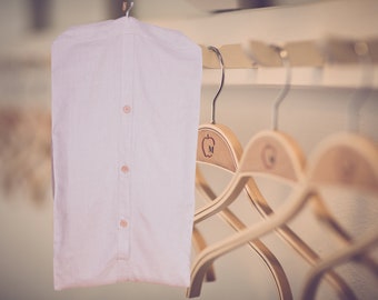 Protect Your Clothes with Pure Linen Garment Bags: Perfect for Dresses, Suits, Jackets, and Wedding Gowns - Can Fit up to 4 Hangers