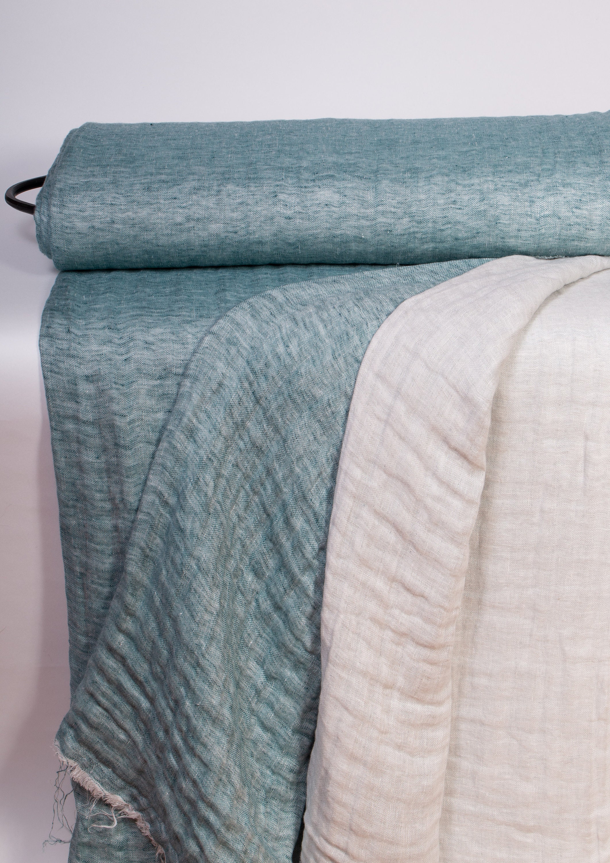 Last piece 1.6 yd / 1.45 m; Extra Wide Fabric 2.8 yd / 2.6 m Pure Linen