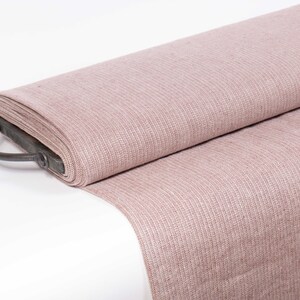 Tissu en lin rouge et gris, chevrons, pur 100 % lin lavé épais 290 g/m², pour vestes, jupes, couvertures, rideaux, couvertures image 6