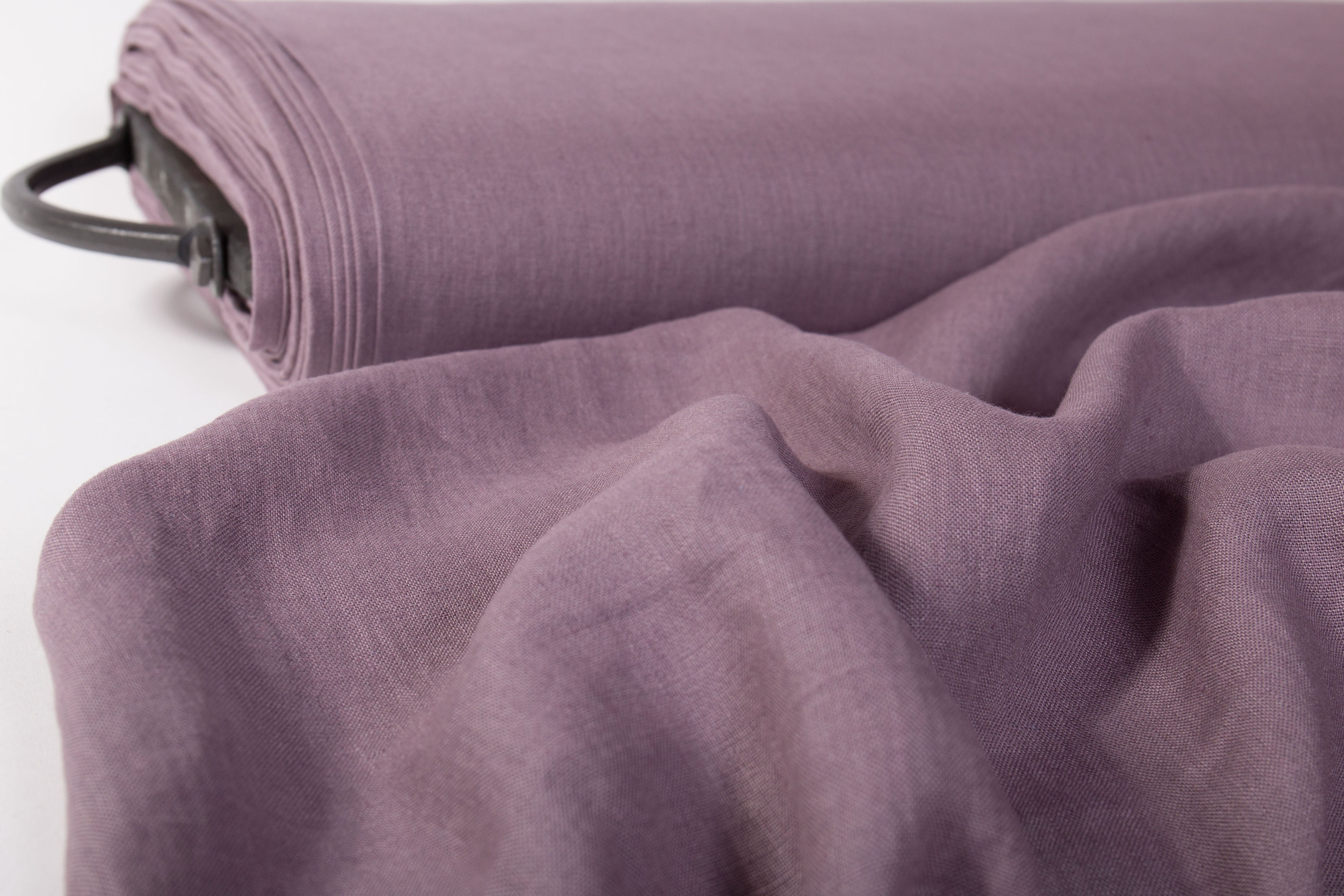 Dark Purple Lithuania Linen Fabric Yardage 1 Yard 10 Inches SP010