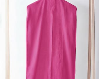 Organic Linen Garment Bag: Wedding & Bridesmaid Dress Storage