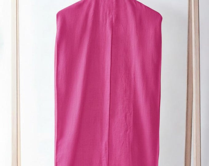 Organic Linen Garment Bag: Wedding & Bridesmaid Dress Storage