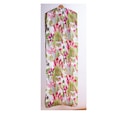 Floral Linen Garment Bag: Organic Travel Suit Protector