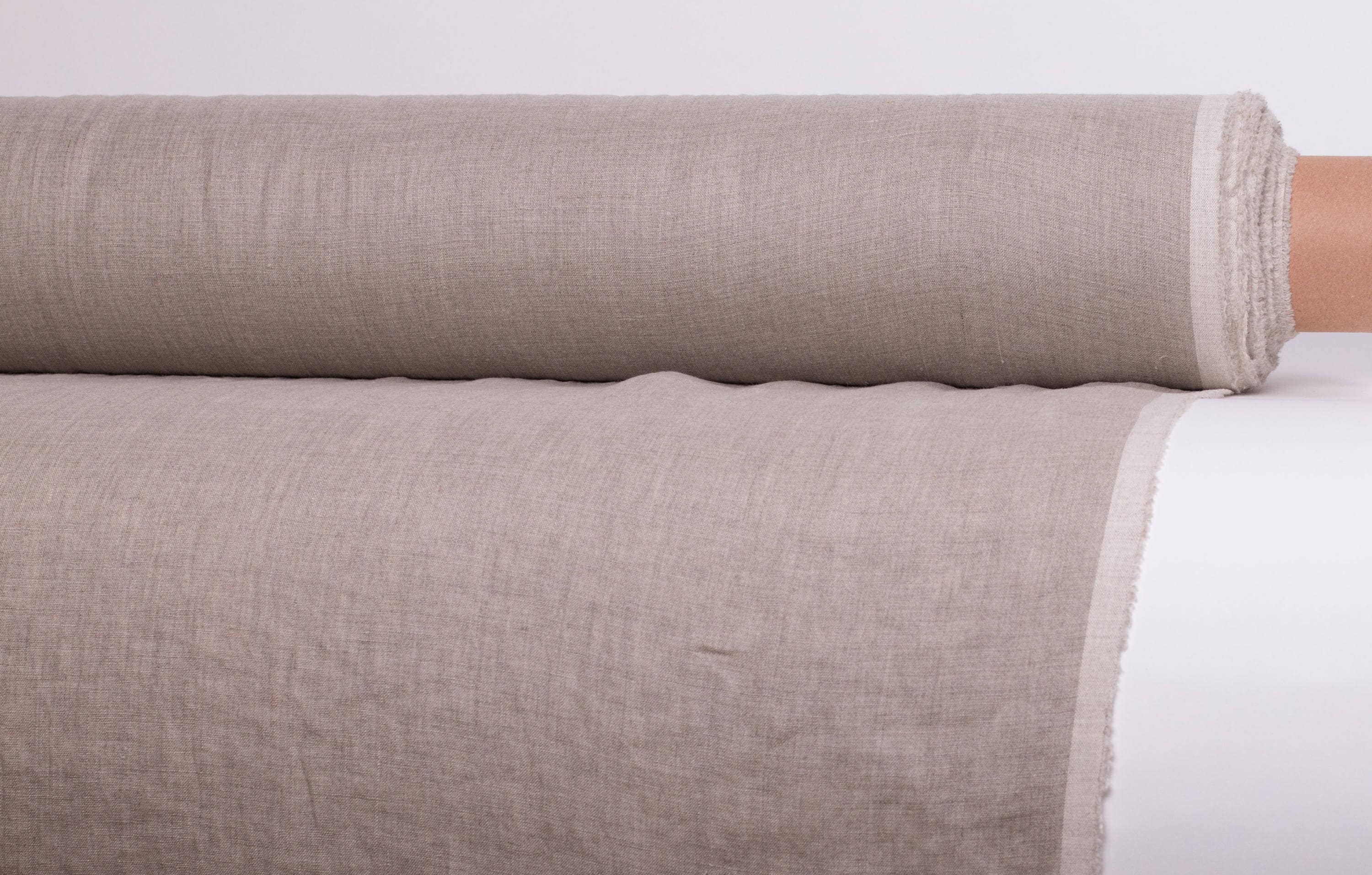 Natural linen fabric Nondyed 135gsm thin soft linen. 100 Etsy