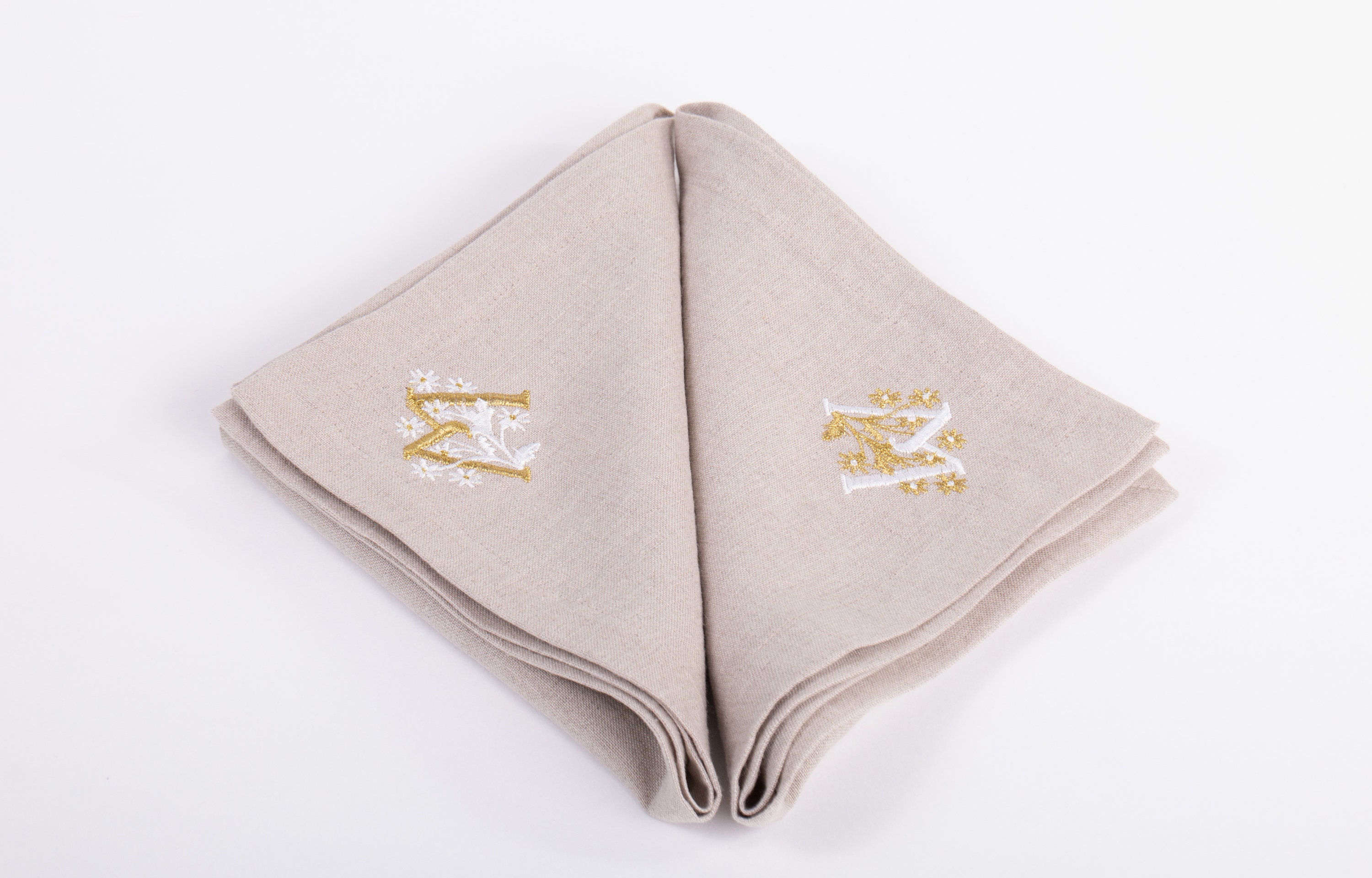 MONOGRAM LINEN NAPKINS – Orient Expressed