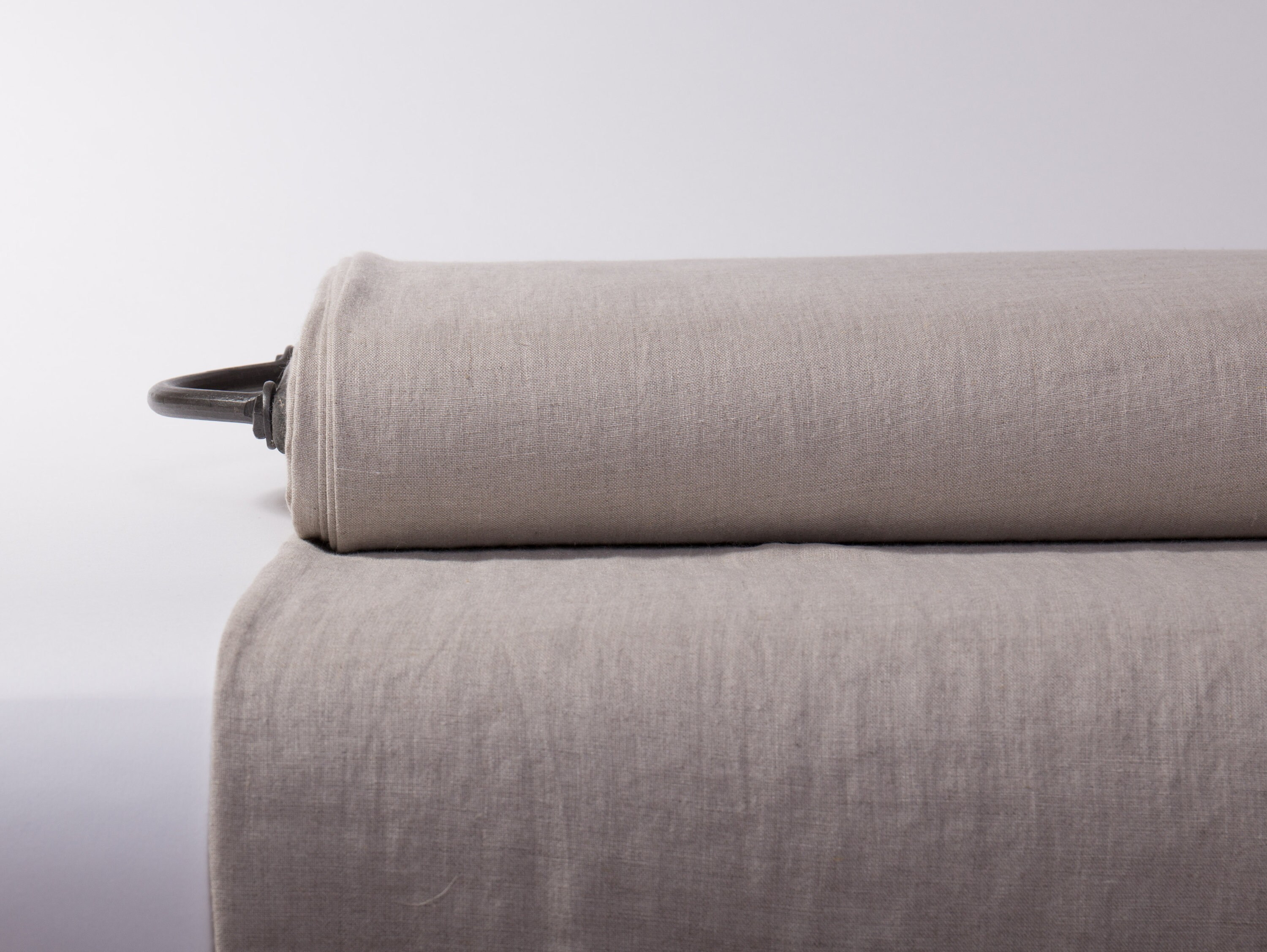 Linen fabric 200gsm nondyed, wash and soften with organic softeners