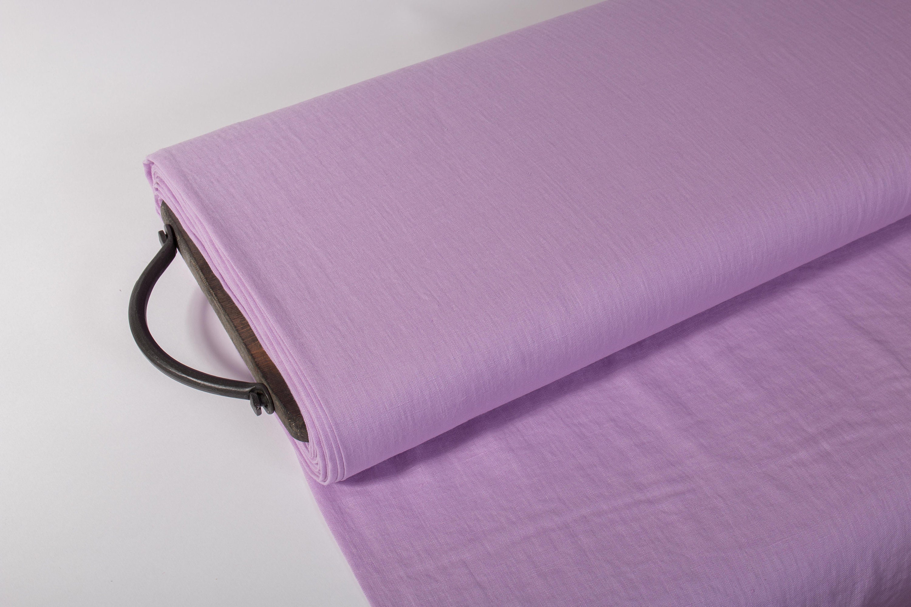 Linen Fabric by the Yard or Meter. Mauve Linen Fabric for Sewing Clothes,curtains,  Table Linen. Natural,soft,home Textiles Fabric. 