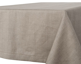 LinenBuy  Pure 100% LinenTablecloth Rustic, Linen Tablecloth Rectangle, Square Tablecloth, Tablecloth for Wedding