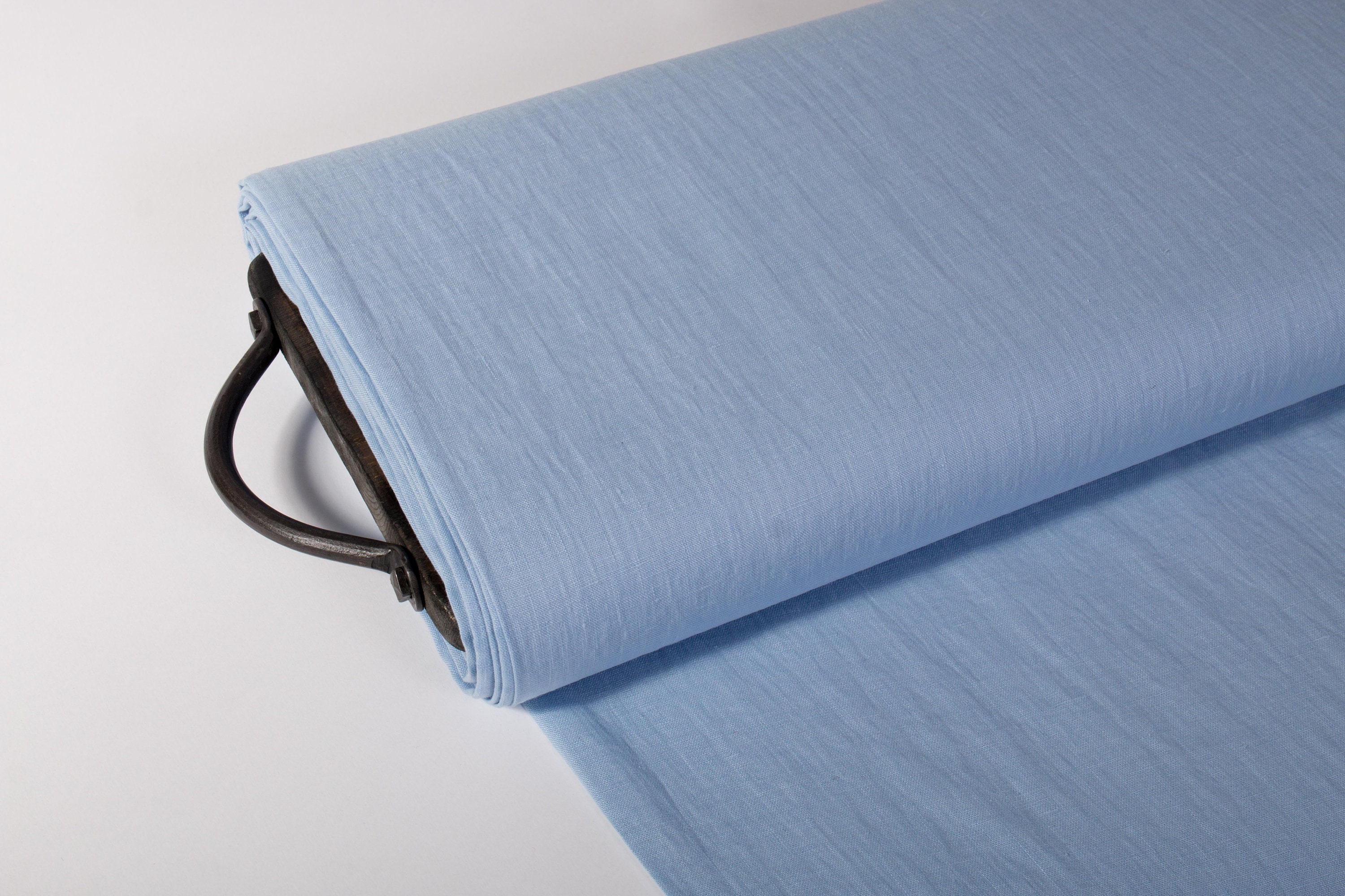 Soft Blue Medium Weight Linen Fabric