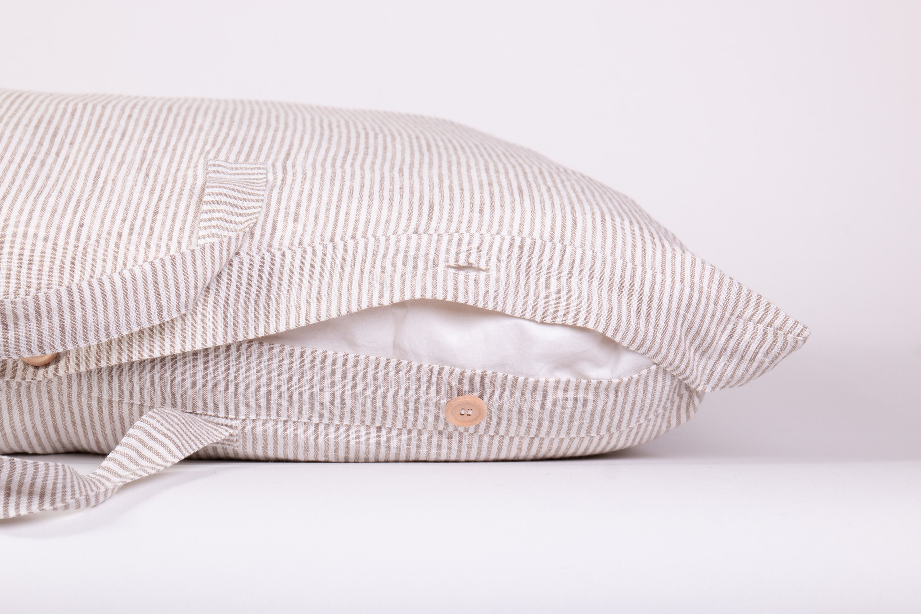 LinenBuy Breathable 100 Linen Canvas Soft Storage Bag with Handles