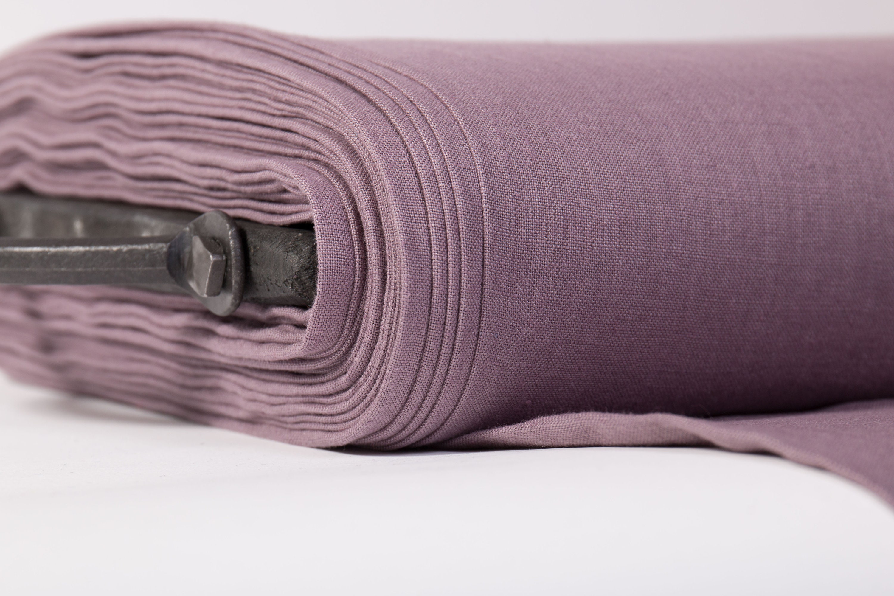 Dark Purple Lithuania Linen Fabric Yardage 1 Yard 10 Inches SP010