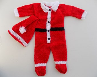 Bonnet Pere Noel Bebe Etsy