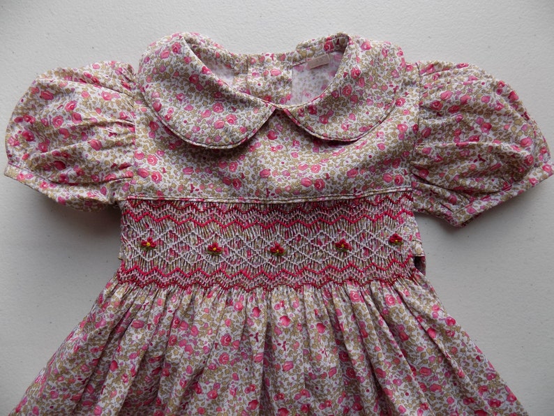 Vert, Nouveau Bébé Florales pour Filles Robe avec Culottes Bouffantes en Rose