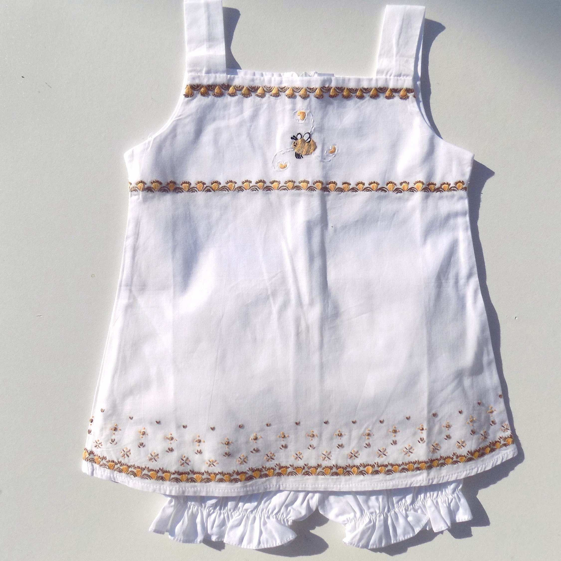 baby girl white summer dress