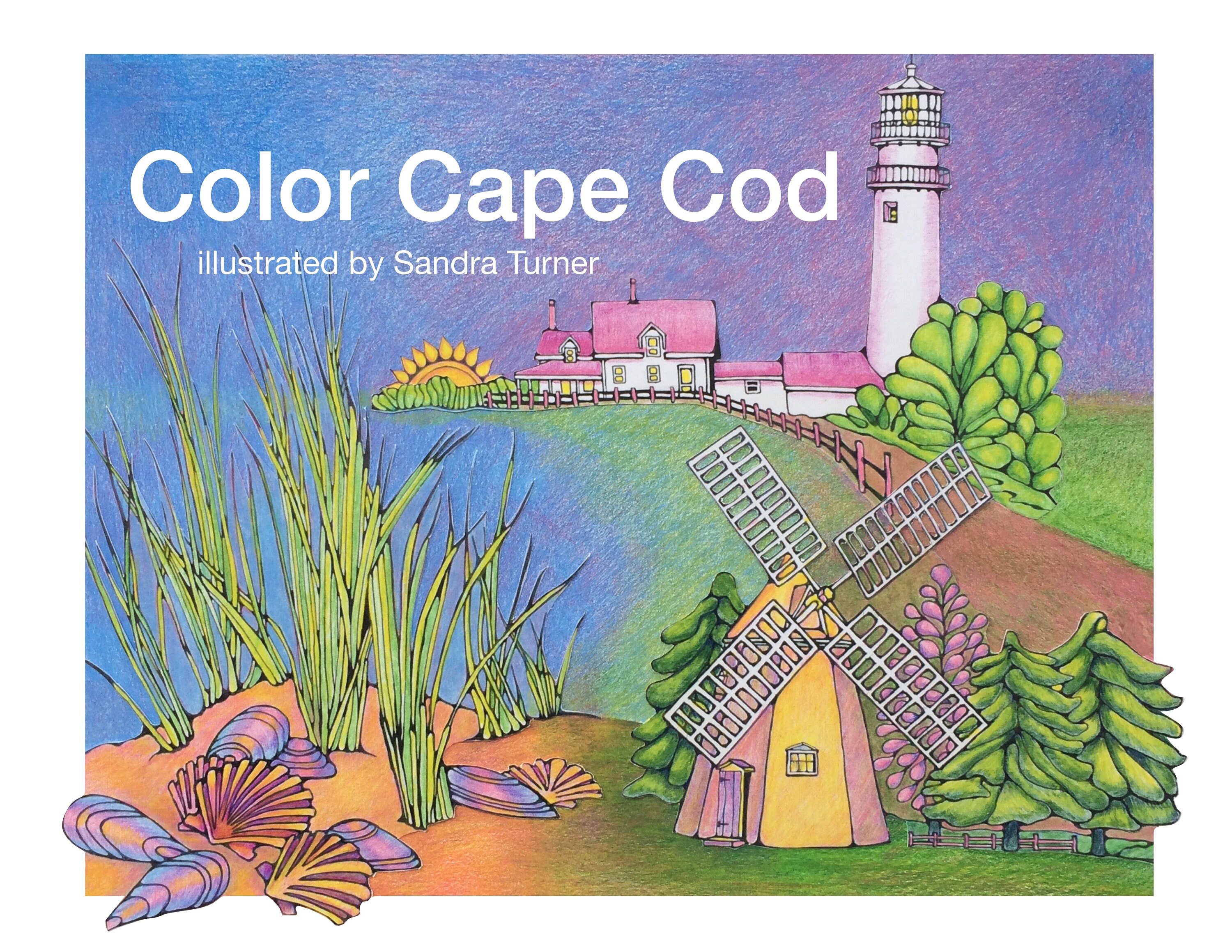 Color Cape Cod Coloring Book | Etsy