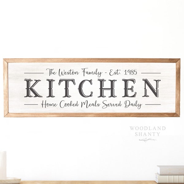 Custom Kitchen Sign - Etsy