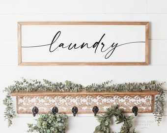 Laundry Room Sign | Laundry Sign | Farmhouse Laundry Sign