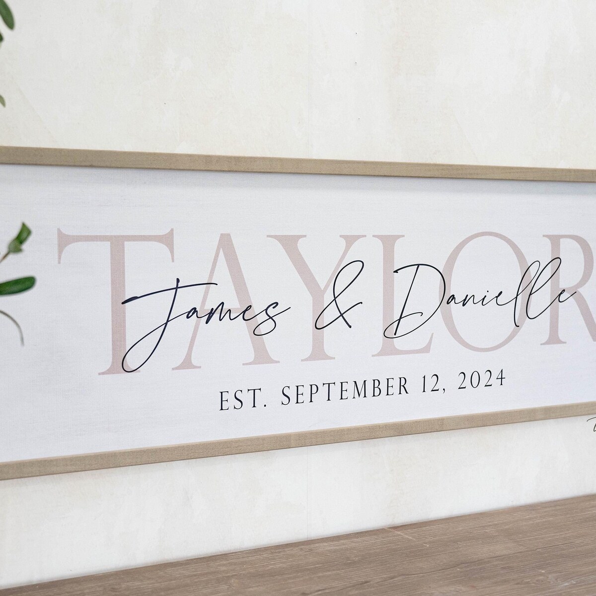 Personalized Last Name Sign