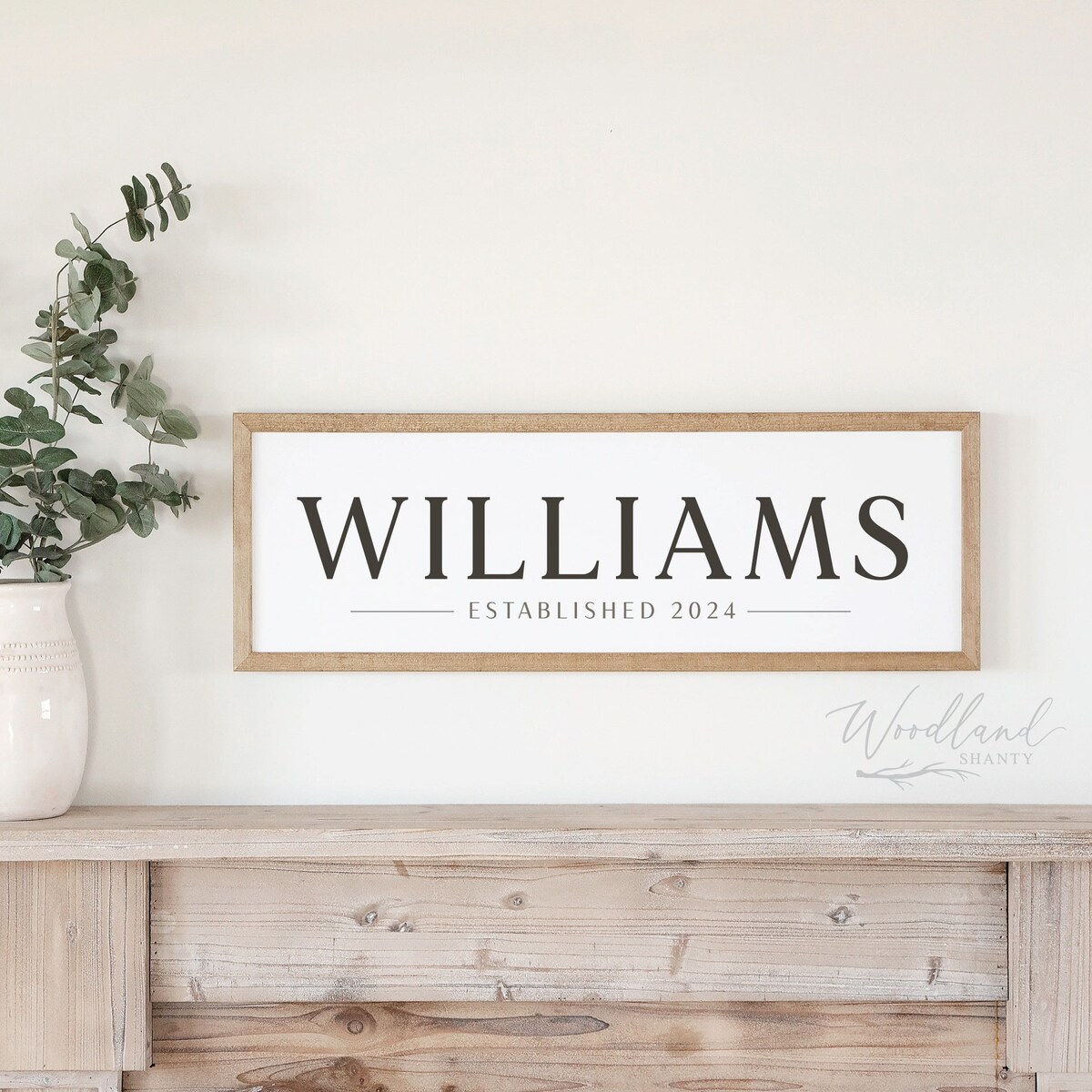 Last Name Sign, Personalized Modern Last Name Sign With Established Year, Wedding Gift, Farmhouse Entryway Decor, Entryway Sign, Foyer Sign - Etsy