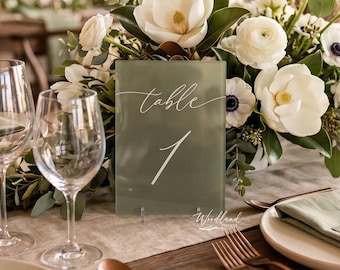 Elegant Table Numbers, Wedding Table Numbers, Wedding Table Decor, Table Numbers, Classic Rustic Wedding Decor